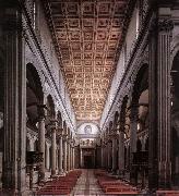 The nave of the church, BRUNELLESCHI, Filippo